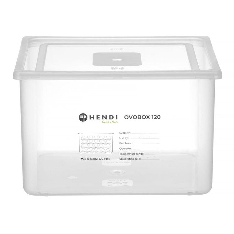 HENDI Eierbehälter OVOBOX 120 – GN 2/3, 18 L, für 120 Eier HENDI