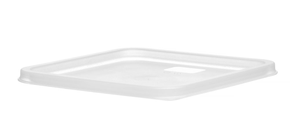 HENDI Deckel für Lebensmittelbehälter 235 × 235 mm – transparent
