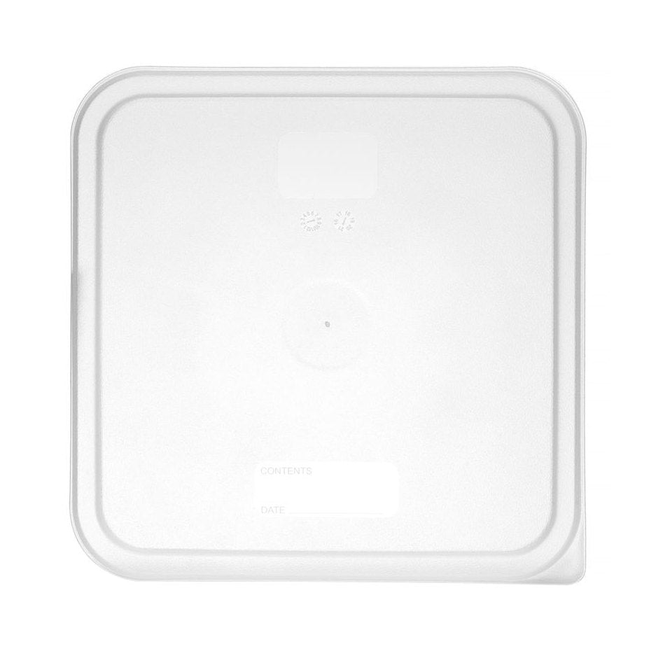 HENDI Deckel für Lebensmittelbehälter 235 × 235 mm – transparent