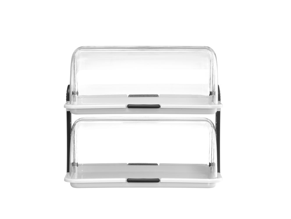HENDI Rolltop-Display doppelt – 380 × 260 × H355 mm