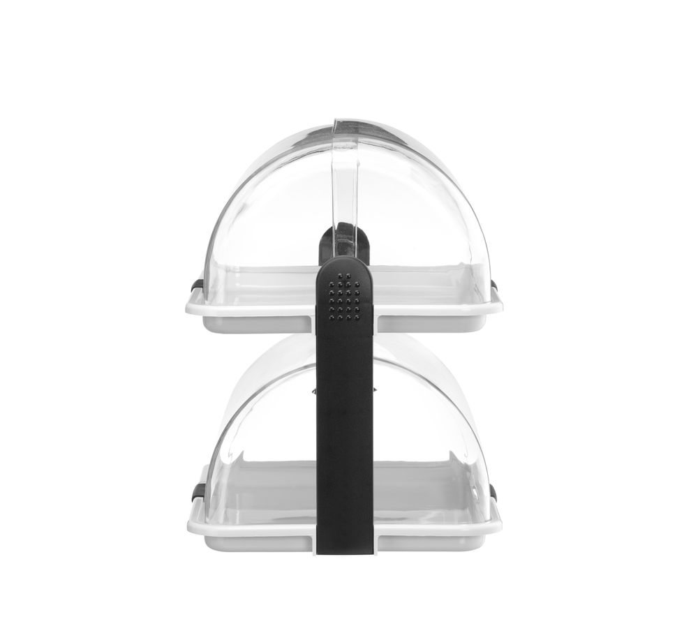HENDI Rolltop-Display doppelt – 380 × 260 × H355 mm