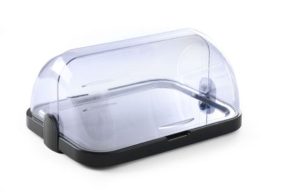 HENDI Roll-Top-Kühldisplay einfach – 1 Tablett, dunkelgrau