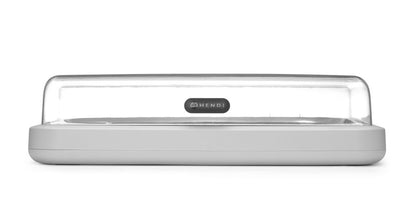HENDI Kühldisplay UNIQ GN 1/1 Weiss – mit Klappdeckel