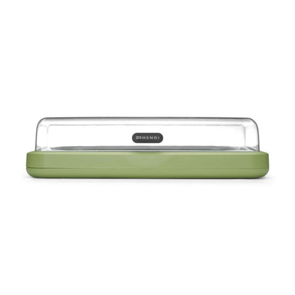 HENDI Kühldisplay UNIQ GN 1/1 Grün – mit Klappdeckel