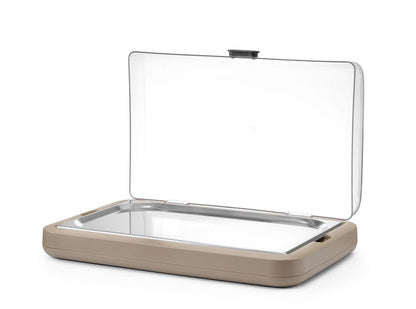 HENDI Kühldisplay UNIQ GN 1/1 Beige – mit Klappdeckel