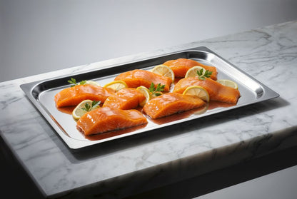 HENDI Kühldisplay-Tablett 400 × 300 mm – Edelstahl