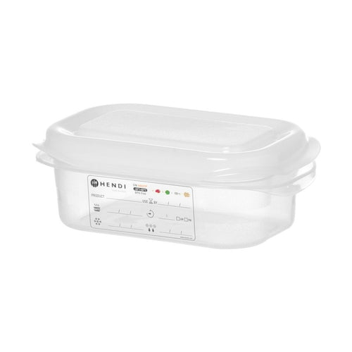 HENDI GN-Behälter 1/9 Polypropylen HACCP – 0,6 L, 65 mm hoch