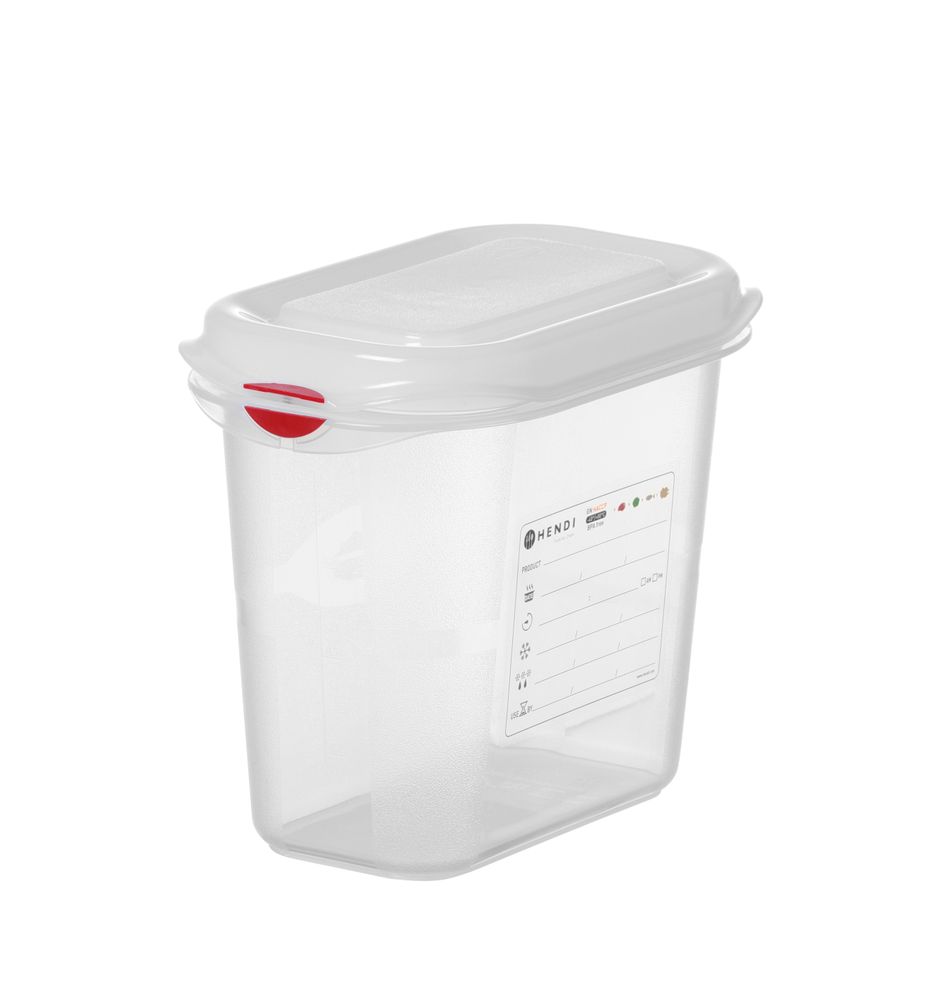 HENDI GN-Behälter 1/9 Polypropylen HACCP – 1,5 L, 150 mm hoch