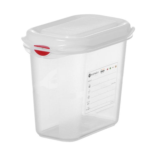 HENDI GN-Behälter 1/9 Polypropylen HACCP – 1,5 L, 150 mm hoch