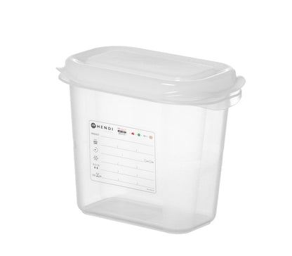 HENDI GN-Behälter 1/9 Polypropylen HACCP – 1,5 L, 150 mm hoch