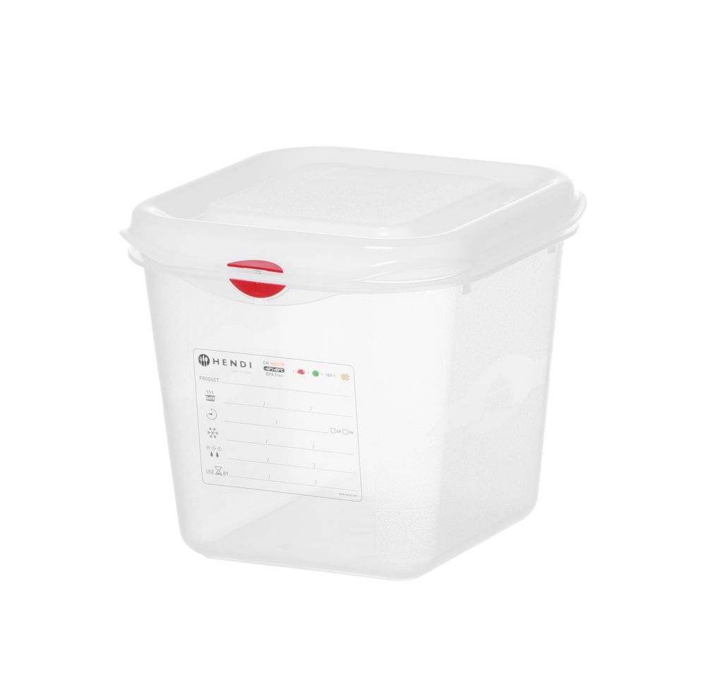 HENDI GN-Behälter 1/6 Polypropylen HACCP – 2,6 L, 150 mm hoch
