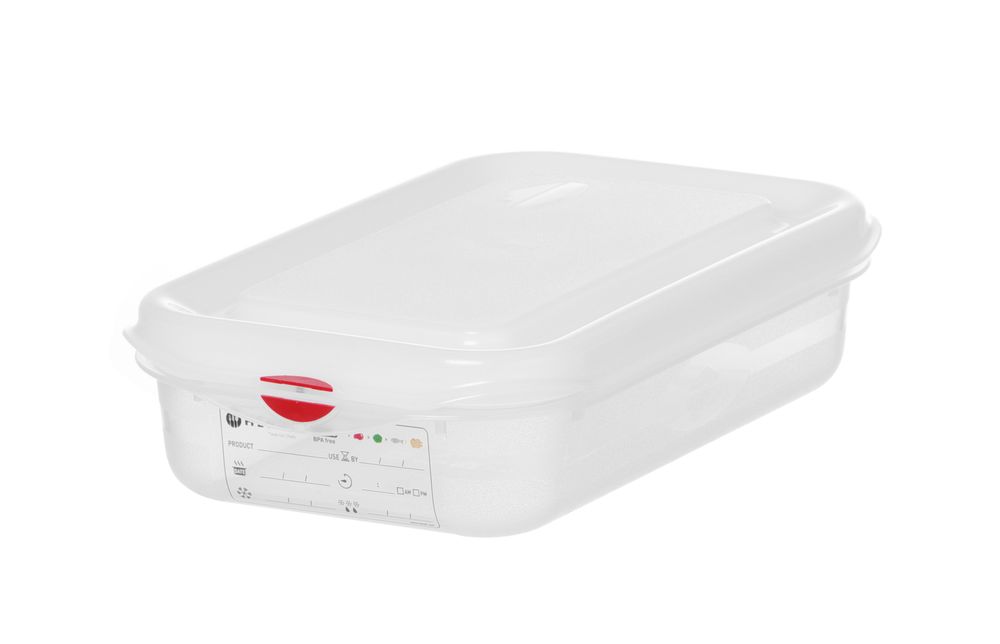 HENDI GN-Behälter 1/4 Polypropylen HACCP – 1,8 L, 65 mm hoch