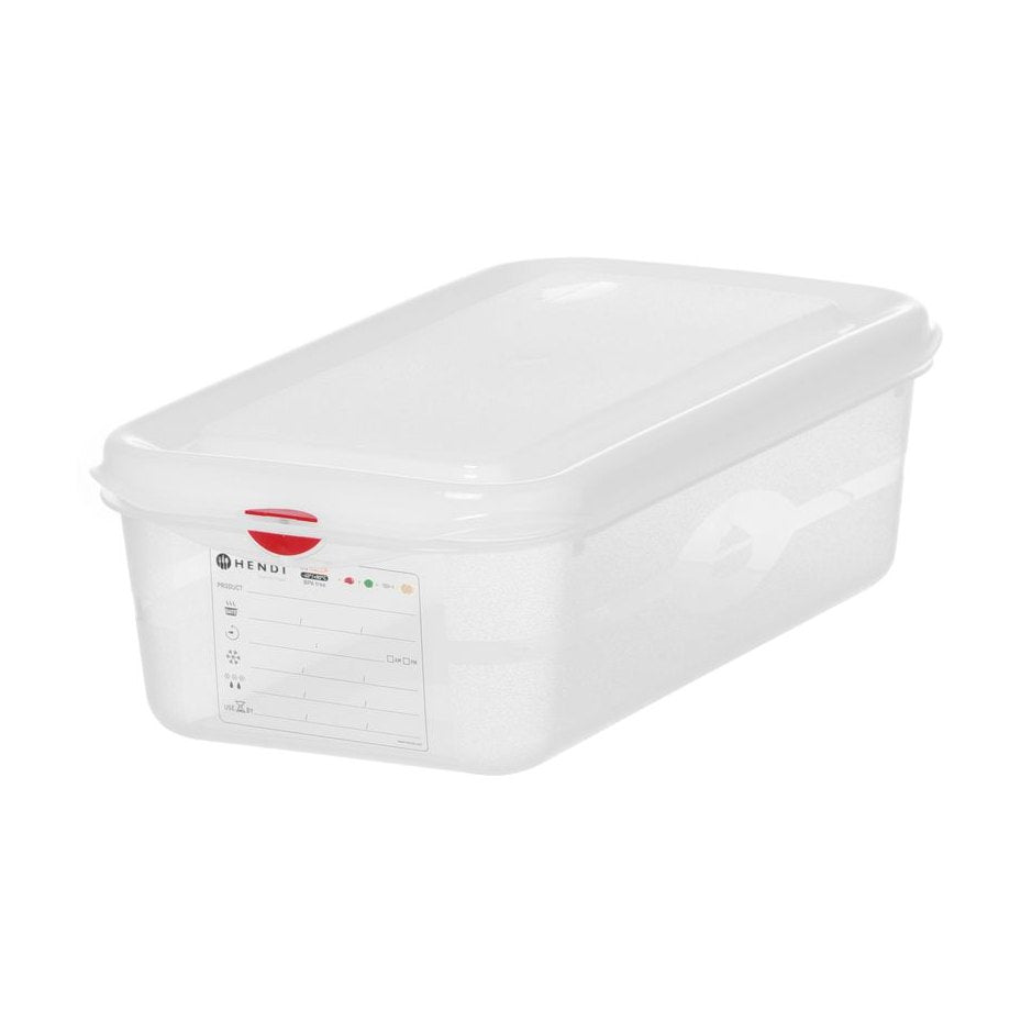 HENDI GN-Behälter 1/3 Polypropylen HACCP – 4 L, 100 mm hoch
