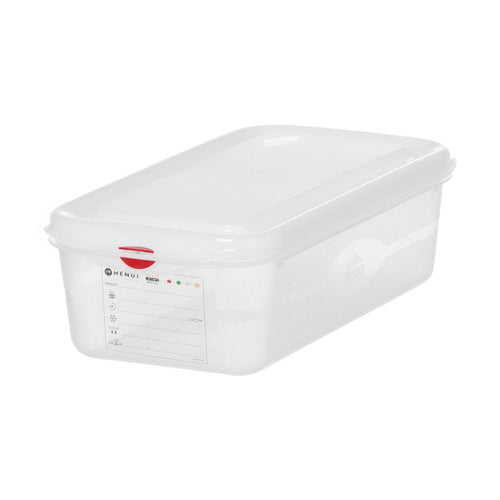 HENDI GN-Behälter 1/3 Polypropylen HACCP – 4 L, 100 mm hoch