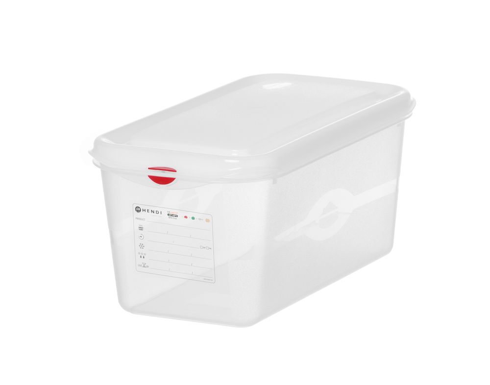 HENDI GN-Behälter 1/3 Polypropylen HACCP – 6 L, 150 mm hoch