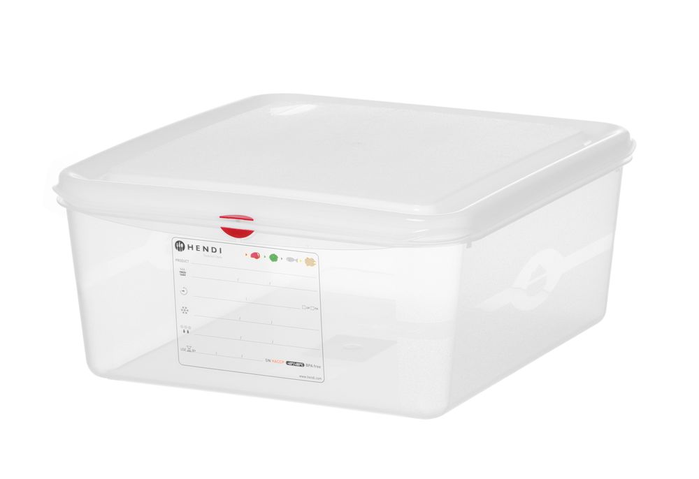 HENDI GN-Behälter 2/3 Polypropylen HACCP – 13,5 L, 150 mm hoch