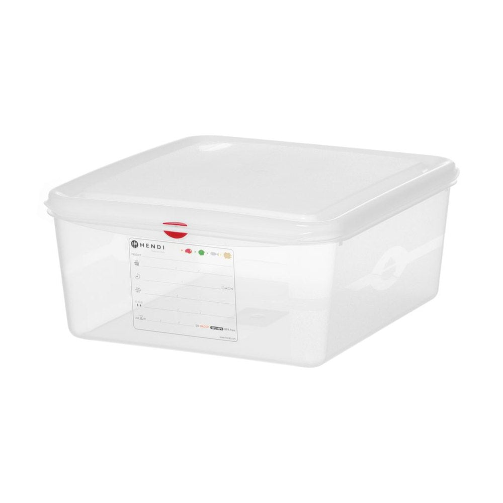 HENDI GN-Behälter 2/3 Polypropylen HACCP – 13,5 L, 150 mm hoch