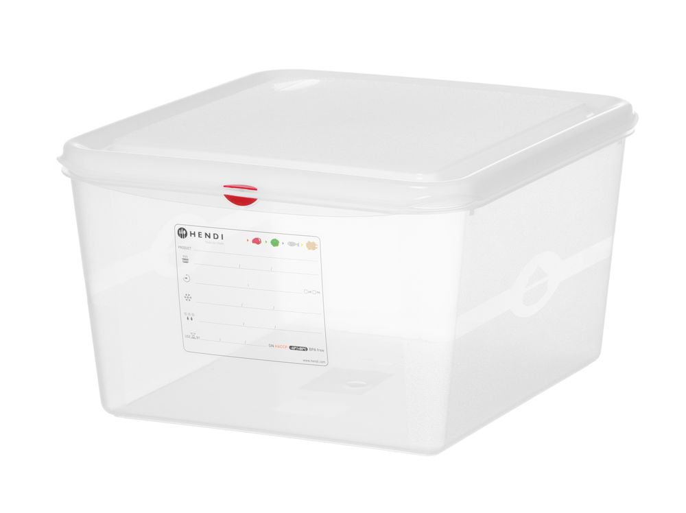 HENDI GN-Behälter 2/3 Polypropylen HACCP – 19 L, 200 mm hoch