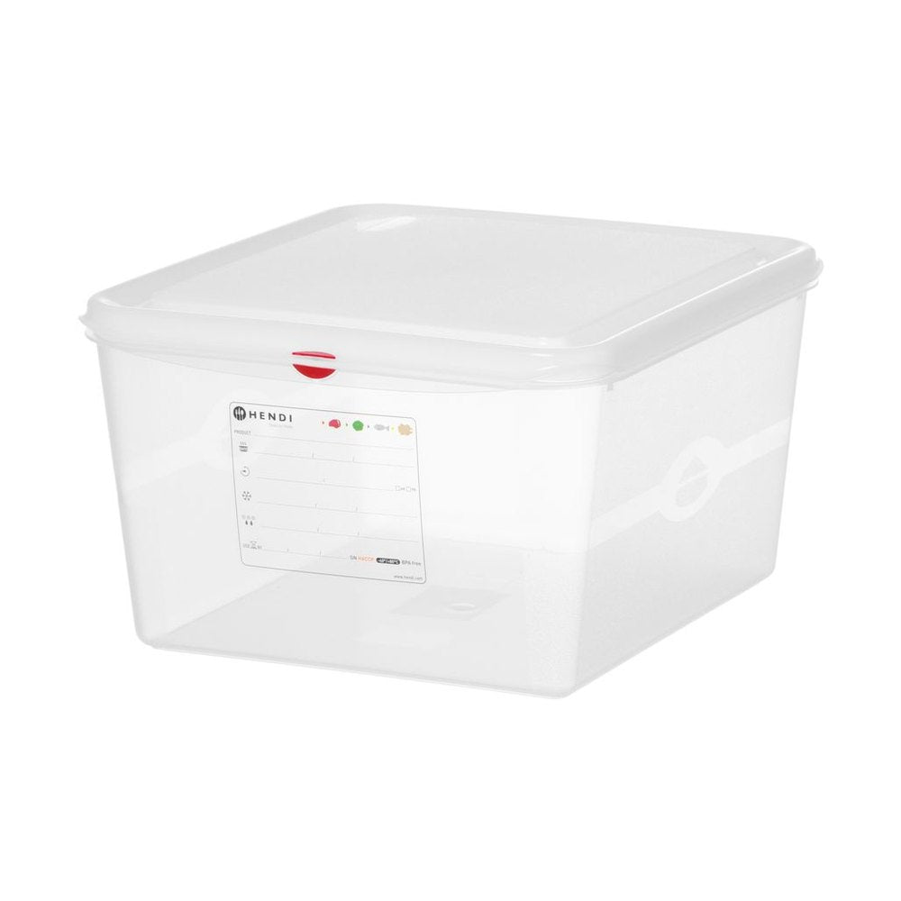 HENDI GN-Behälter 2/3 Polypropylen HACCP – 19 L, 200 mm hoch