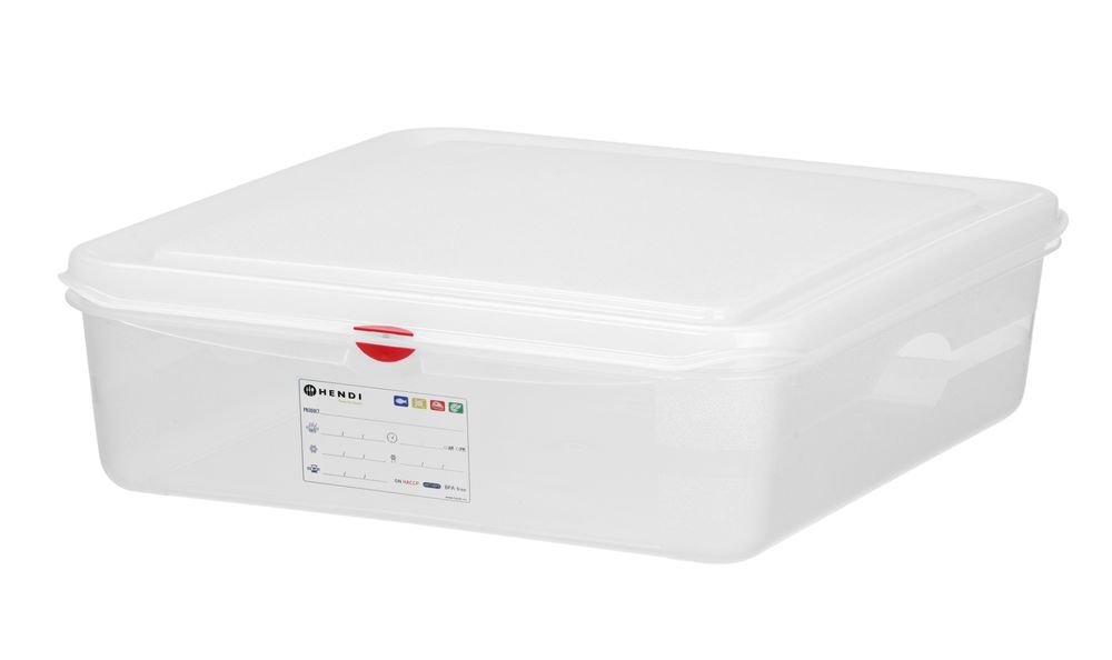 HENDI GN-Behälter 1/1 Polypropylen HACCP – 13 L, 100 mm hoch