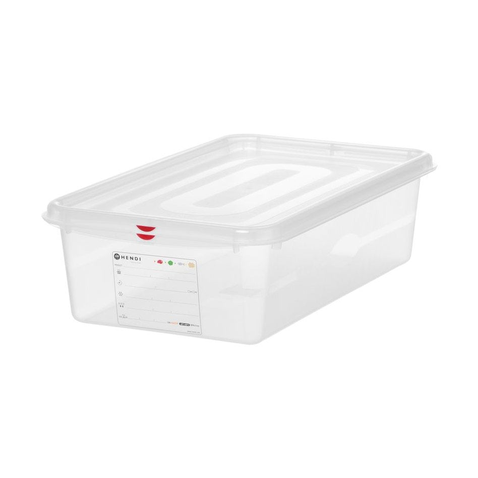 HENDI GN-Behälter 1/1 Polypropylen HACCP – 21 L, 150 mm hoch