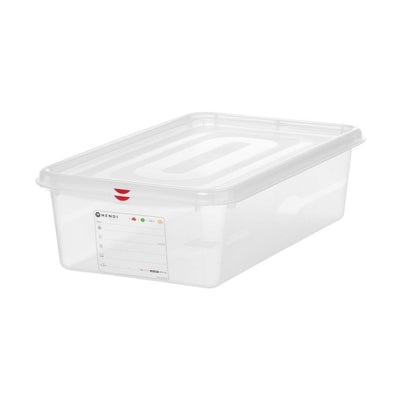 HENDI GN Container 1/1 Polypropylene HACCP – 21 L, 150 mm high
