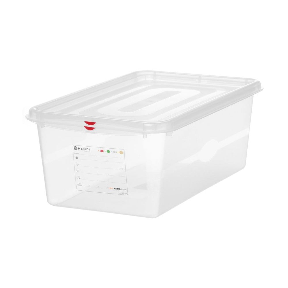 HENDI GN-Behälter 1/1 Polypropylen HACCP – 28 L, 200 mm hoch