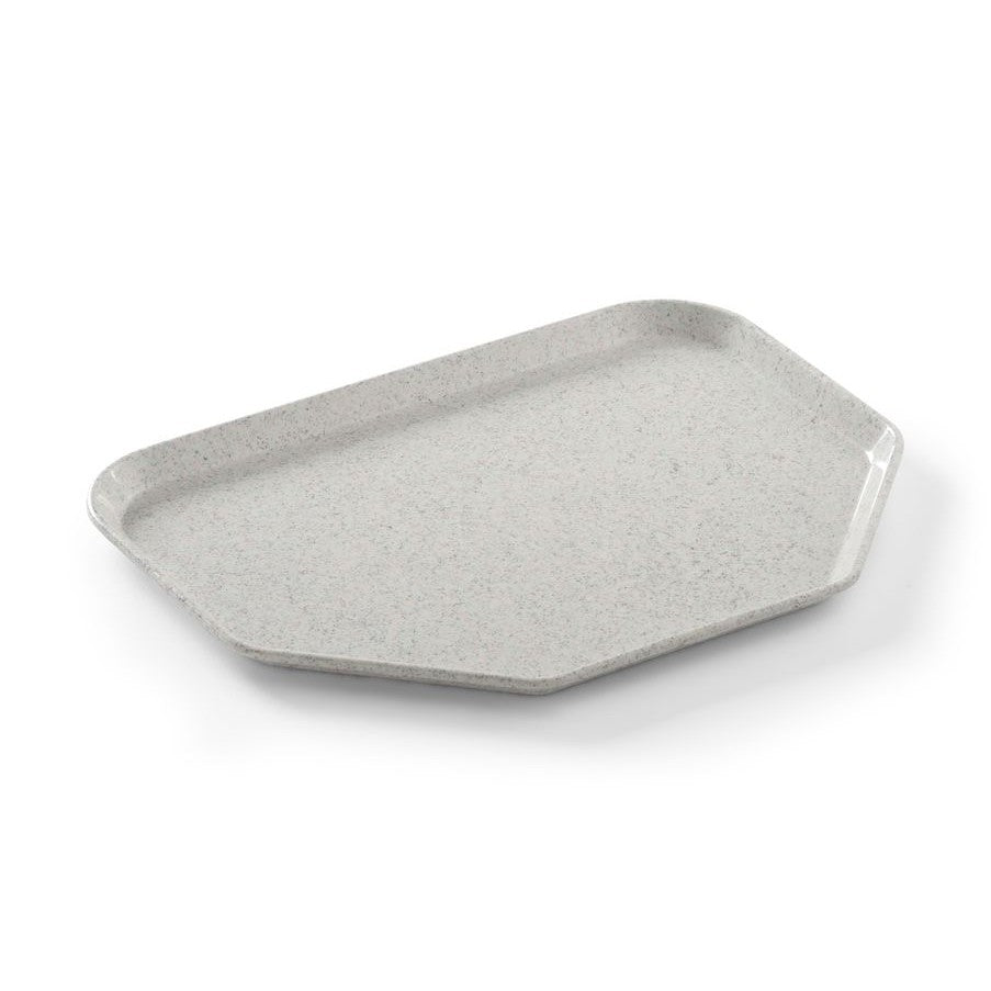 AmerBox Tablett trapezförmig 455 × 355 mm – Glasfaser, Granit