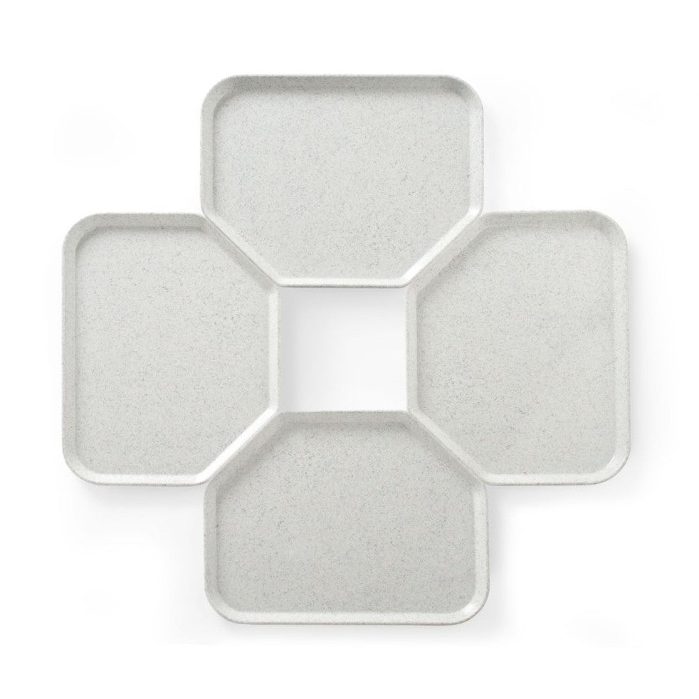AmerBox Tablett trapezförmig 455 × 355 mm – Glasfaser, Granit