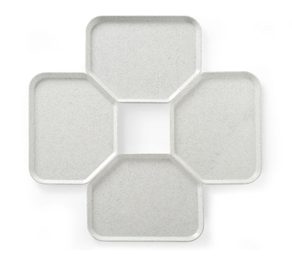 AmerBox Tablett trapezförmig 455 × 355 mm – Glasfaser, Granit