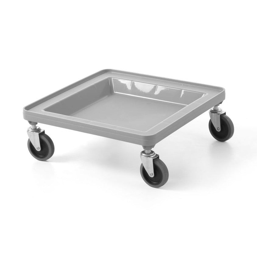 AmerBox Fahrgestell für Universal-Regale 500 × 500 mm – Hellgrau
