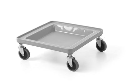 AmerBox Fahrgestell für Universal-Regale 500 × 500 mm – Hellgrau