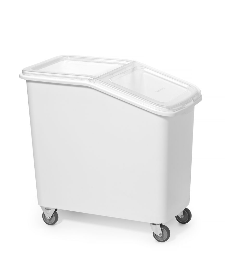 HENDI Lebensmittel-Trolley – 82 L, fahrbar, mit Schaufel