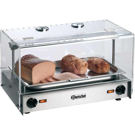 Theken-Aufsatzvitrine GN1/1, warm Bartscher