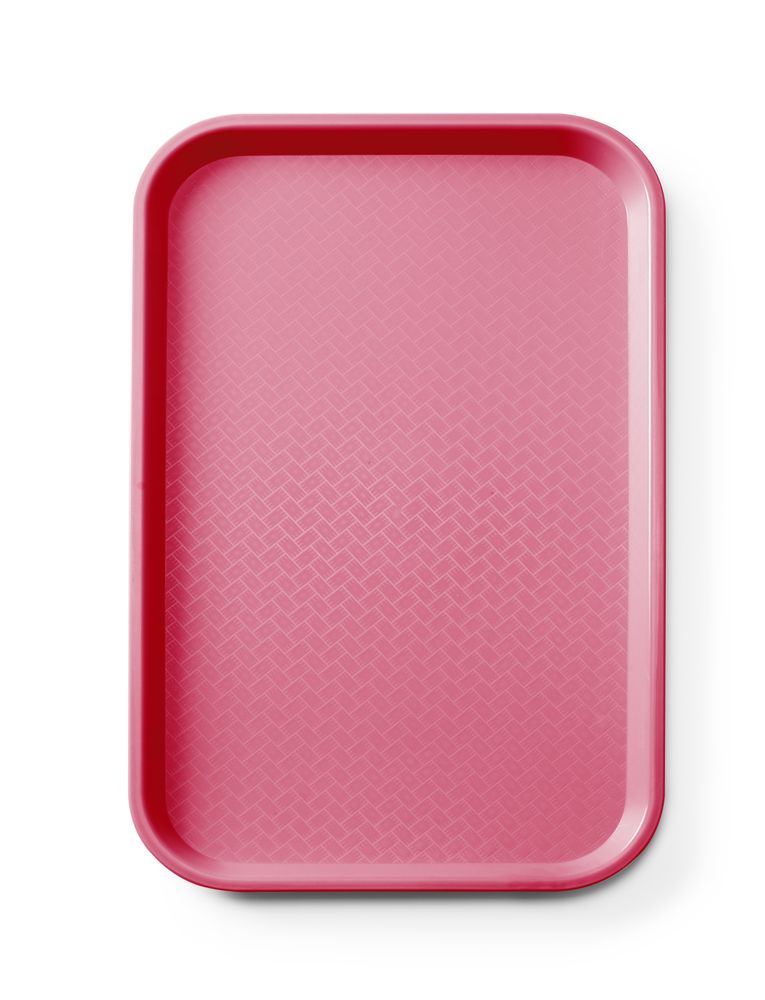 AmerBox Fast-Food-Tablett GN 1/1 – Polypropylen, Rot