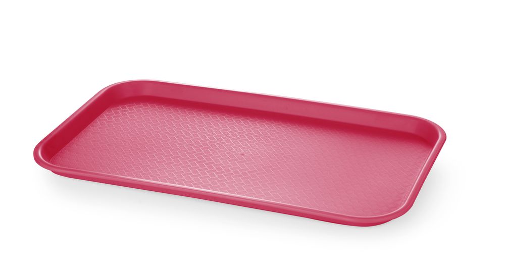 AmerBox Fast-Food-Tablett GN 1/1 – Polypropylen, Rot