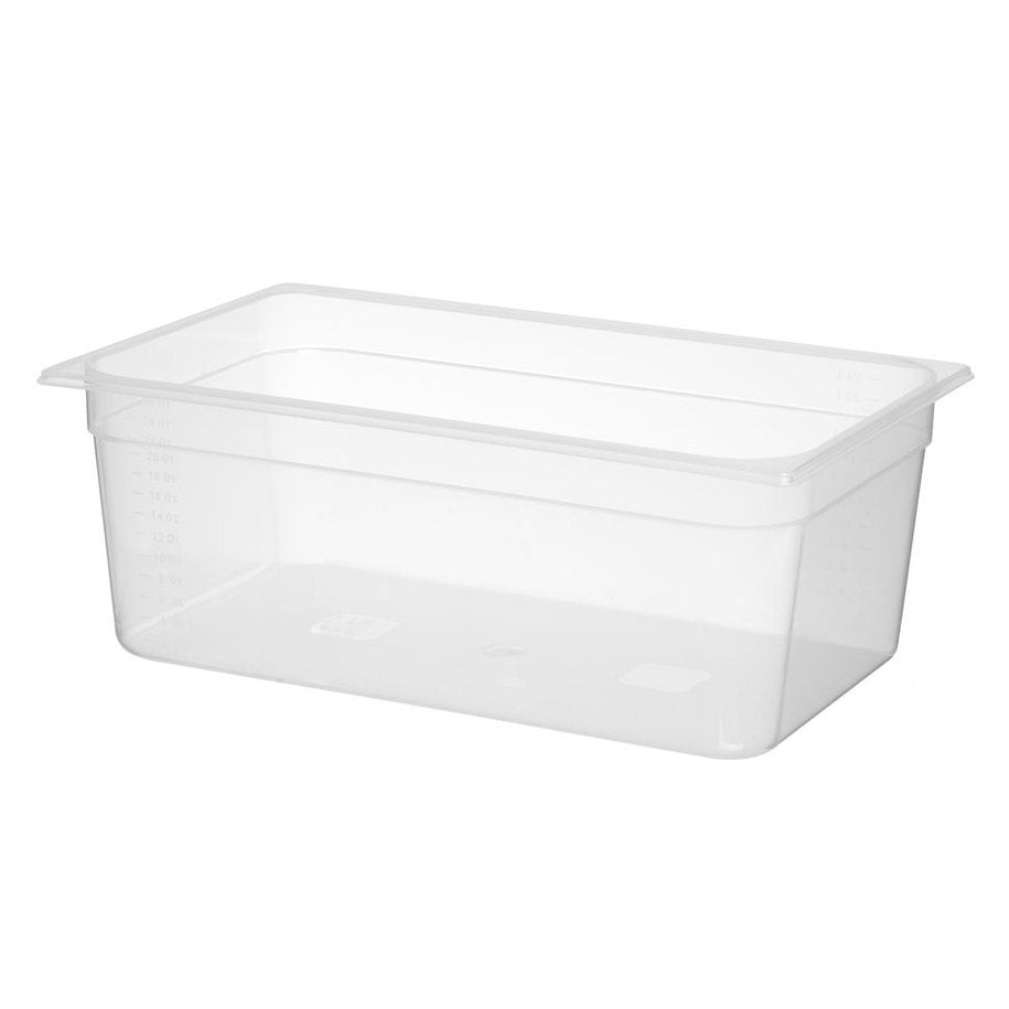 Gastronorm-Behälter 1/1, HENDI, Profi Line, GN 1/1, 28L, Transparent, 530x325x H 200mm HENDI