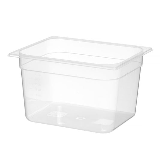 Gastronorm-Behälter 1/2, HENDI, Profi Line, GN 1/2, 9,5L, Transparent, 325x265x H 150mm HENDI