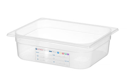 HENDI Gastronorm-Behälter HACCP GN 1/2 – 6,5 L, transparent