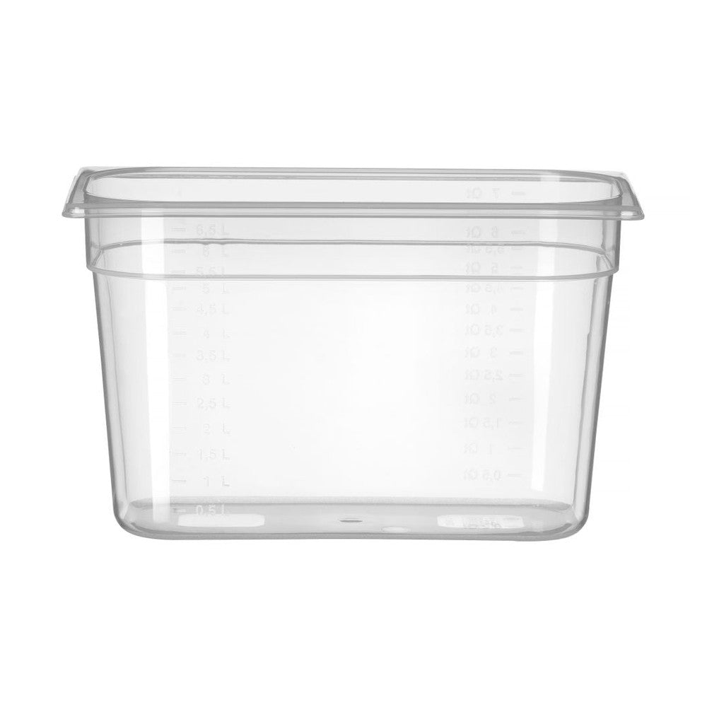 Gastronorm-Behälter 1/3, HENDI, Profi Line, GN 1/3, 7,8L, Transparent, 325x176x H 200mm HENDI