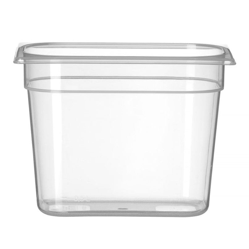 Gastronorm-Behälter 1/4, HENDI, Profi Line, GN 1/4, 4L, Transparent, 265x162x H 150mm HENDI