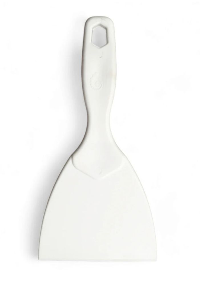 HENDI Teigschaber Weiss – 210 × 105 mm, Polypropylen