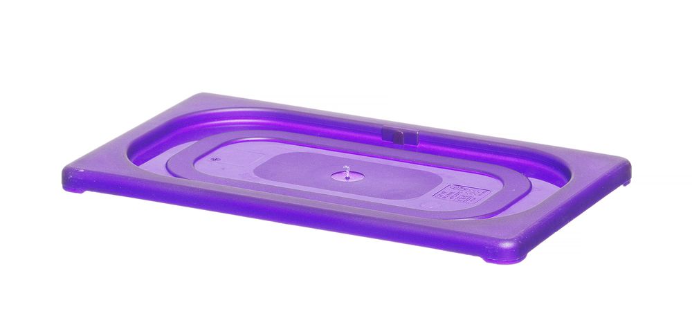 HENDI Gastronorm-Deckel violett – GN 1/4, 265 × 162 mm