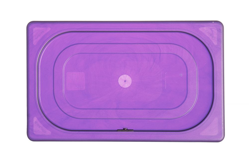 HENDI Gastronorm-Deckel violett – GN 1/4, 265 × 162 mm