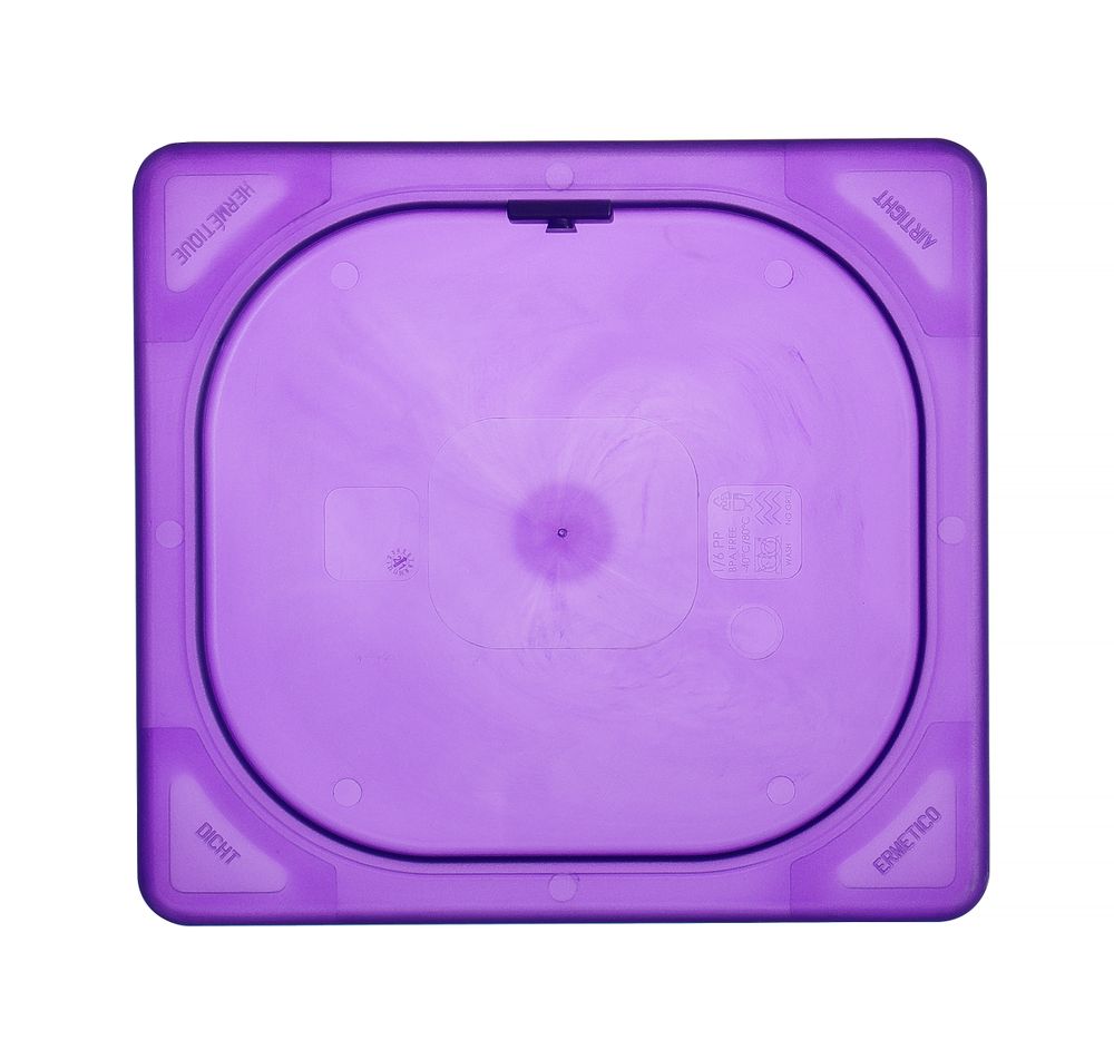 HENDI Gastronorm-Deckel violett – GN 1/6, 176 × 162 mm