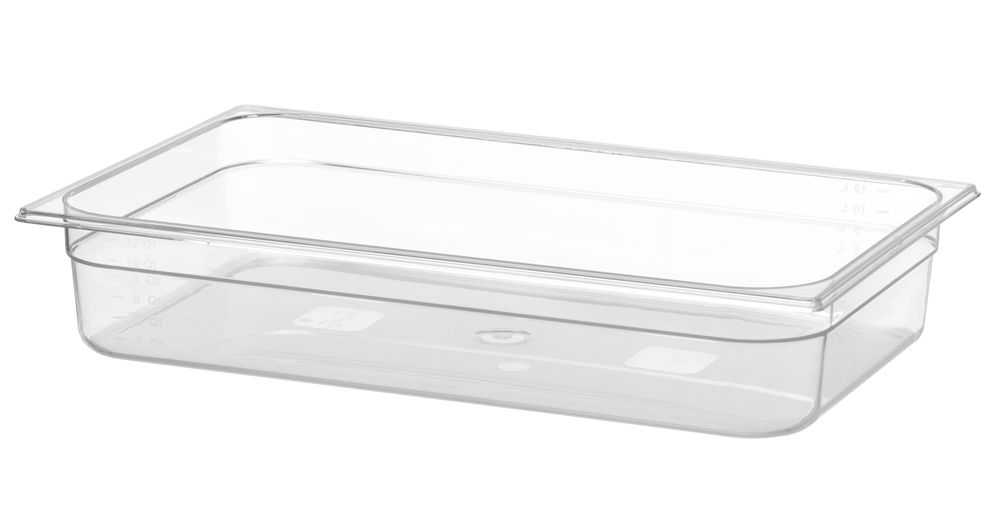 HENDI Gastronorm-Behälter COOL GN 1/1 – 13,3 l, Transparent