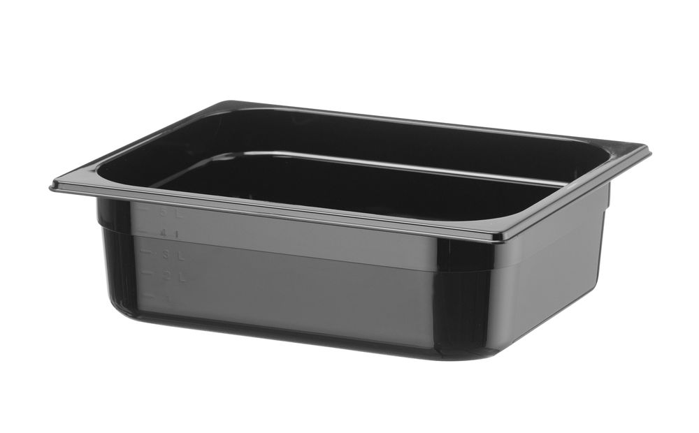 HENDI Gastronorm-Behälter COOL GN 1/2 – 6,1 l, Schwarz