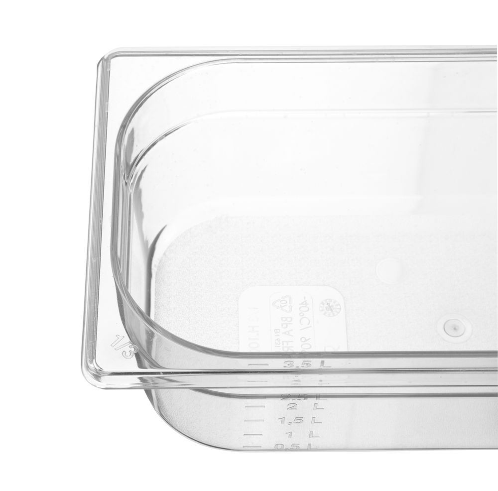 HENDI Gastronorm-Behälter COOL GN 1/3 – 3,8 l, Transparent