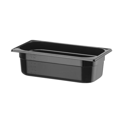 HENDI Gastronorm-Behälter COOL GN 1/3 – 3,8 l, Schwarz