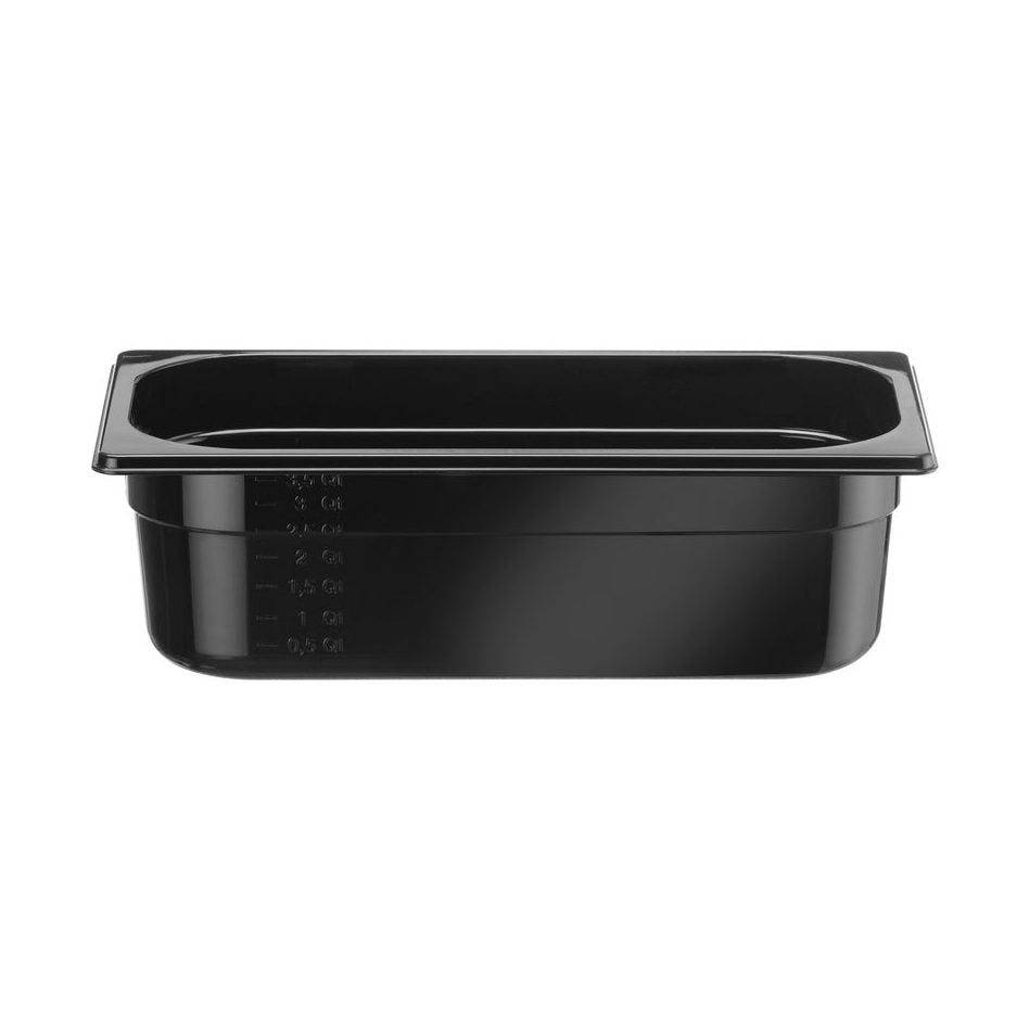 HENDI Gastronorm-Behälter COOL GN 1/3 – 3,8 l, Schwarz